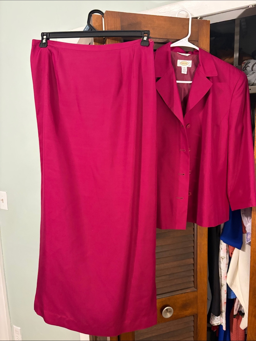 Talbots Bright Fuchsia Maxi Skirt